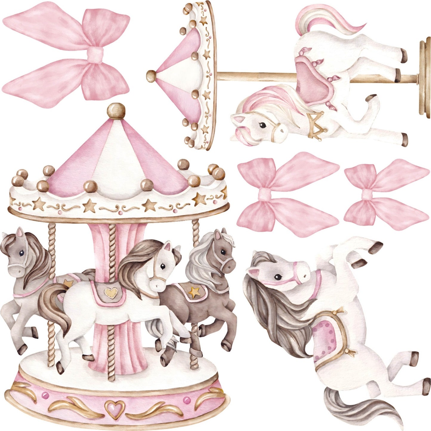 Mini - Carousel Pink