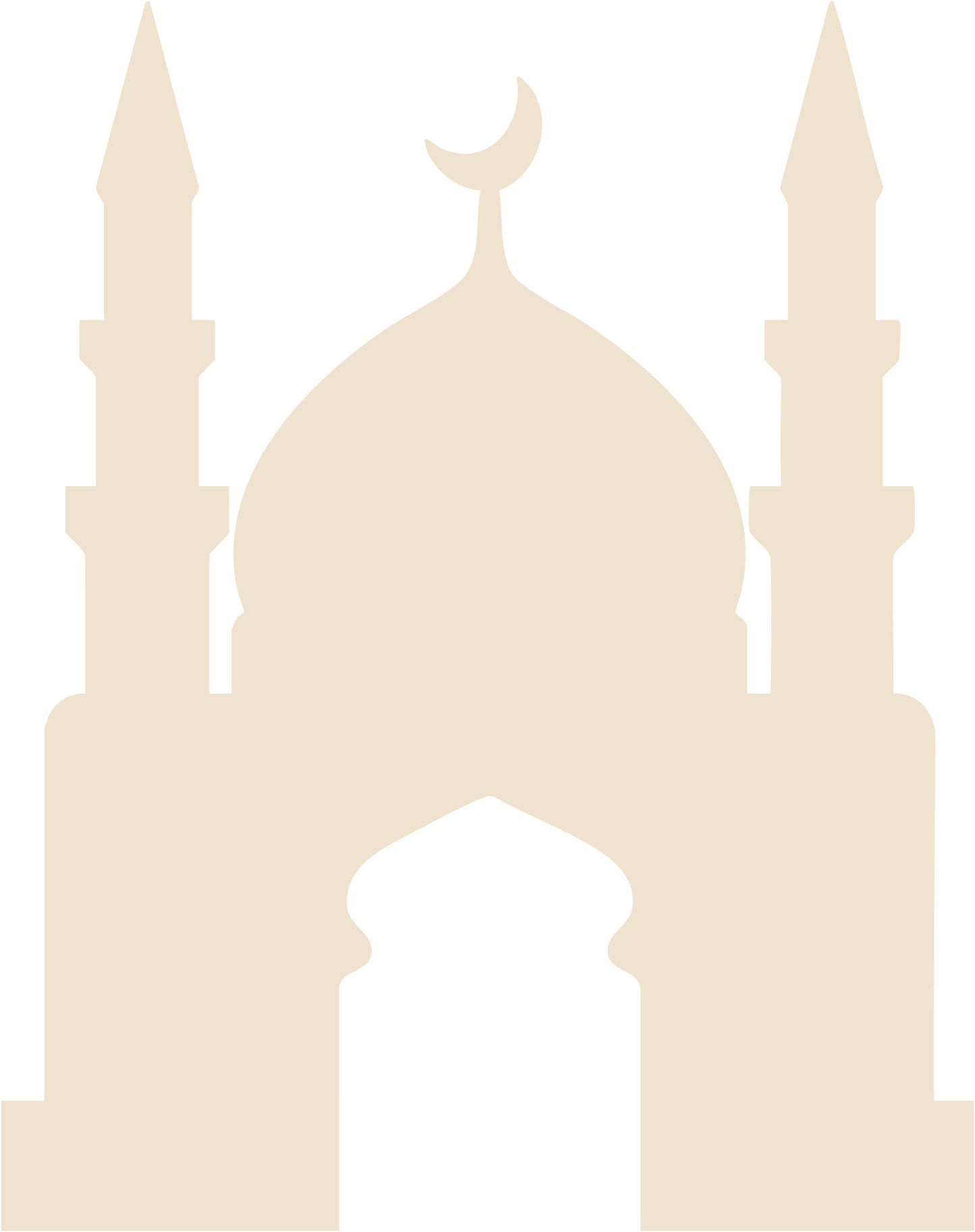 Beige Mosque