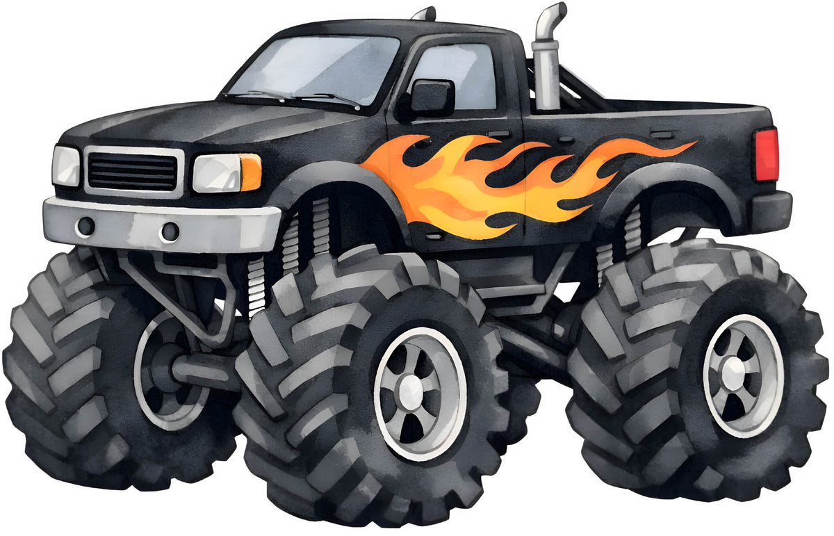 Black Monster Truck