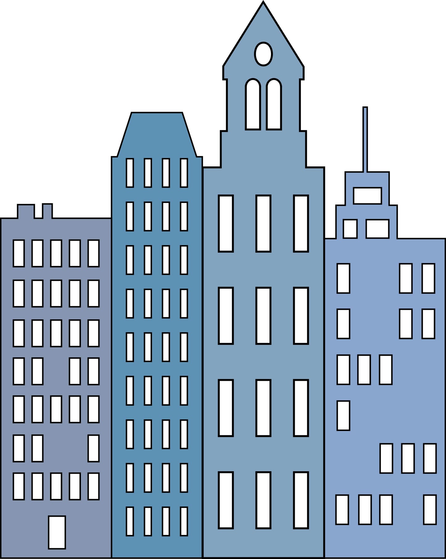 Blue Skyscraper