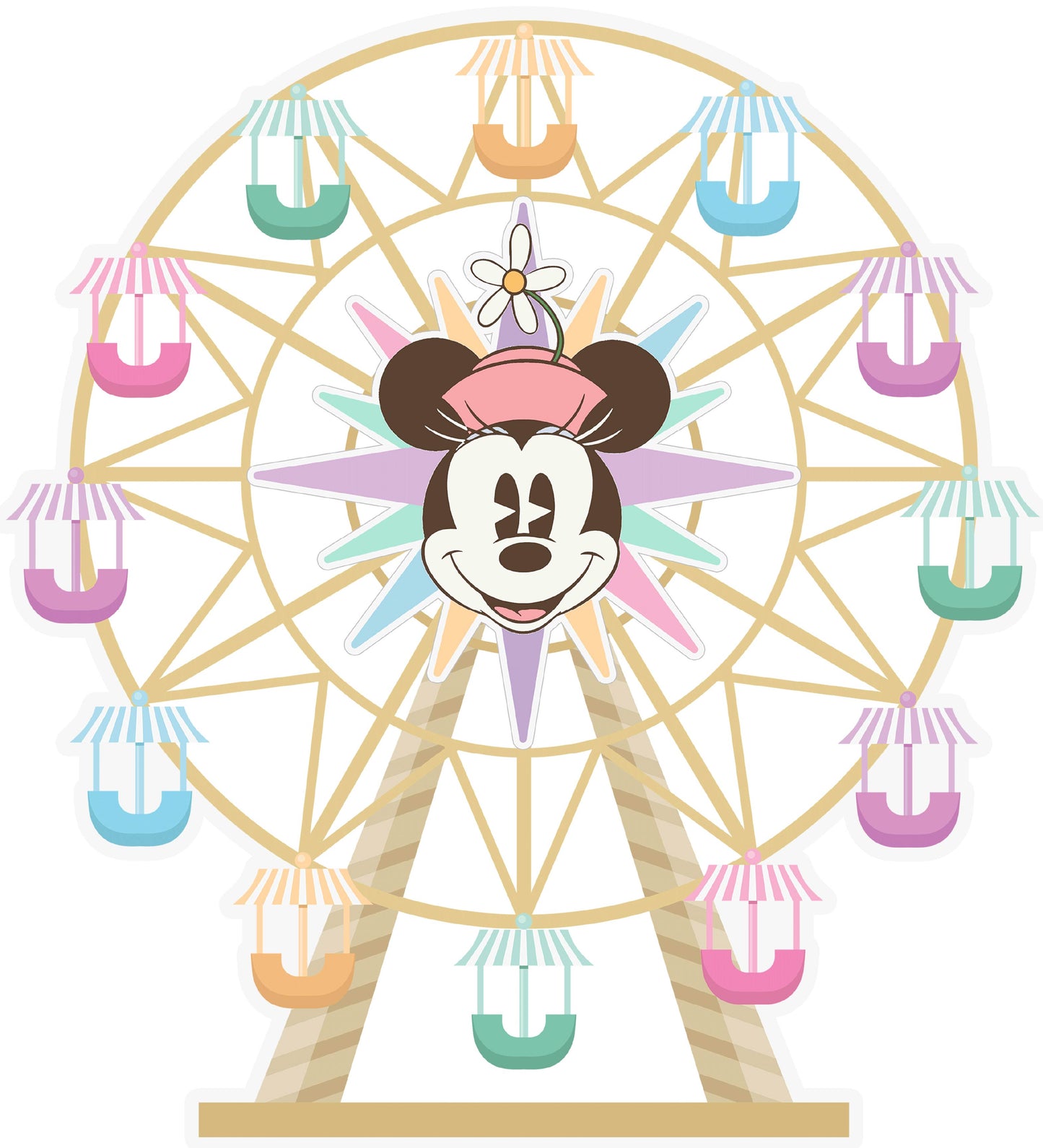Girl Mouse Ferris Wheel