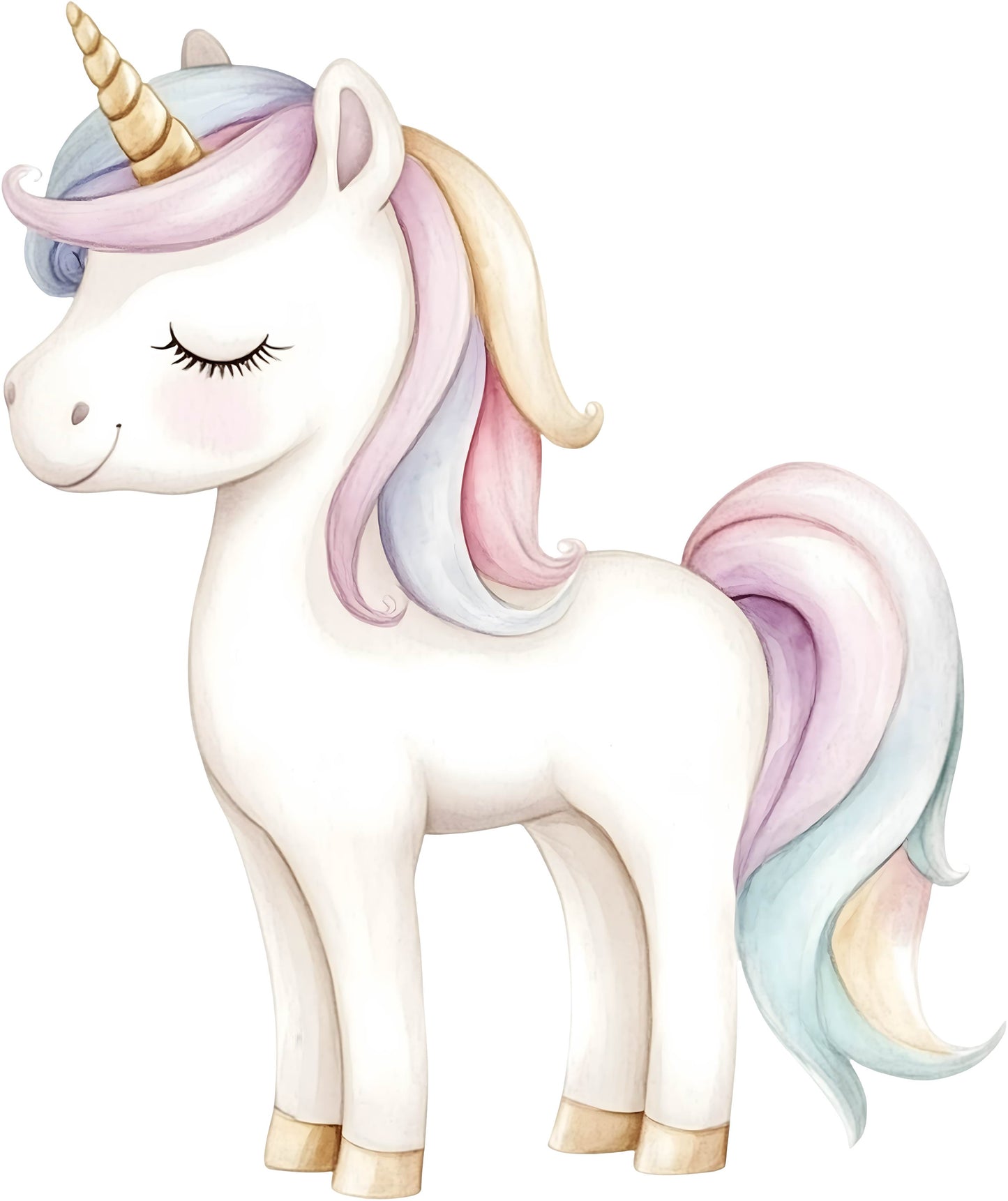 Pastel Unicorn Standing