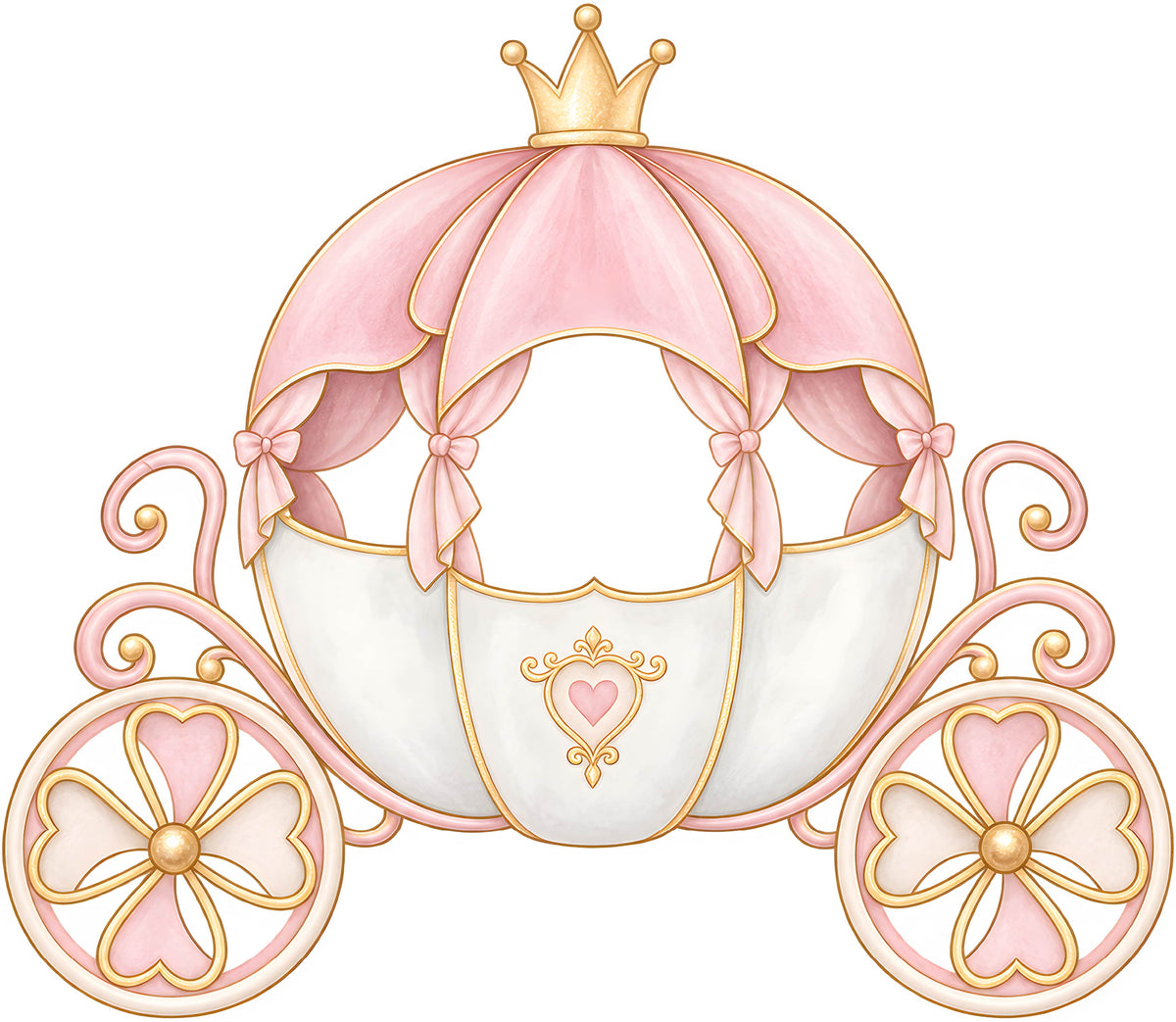 Pink & Gold Carriage