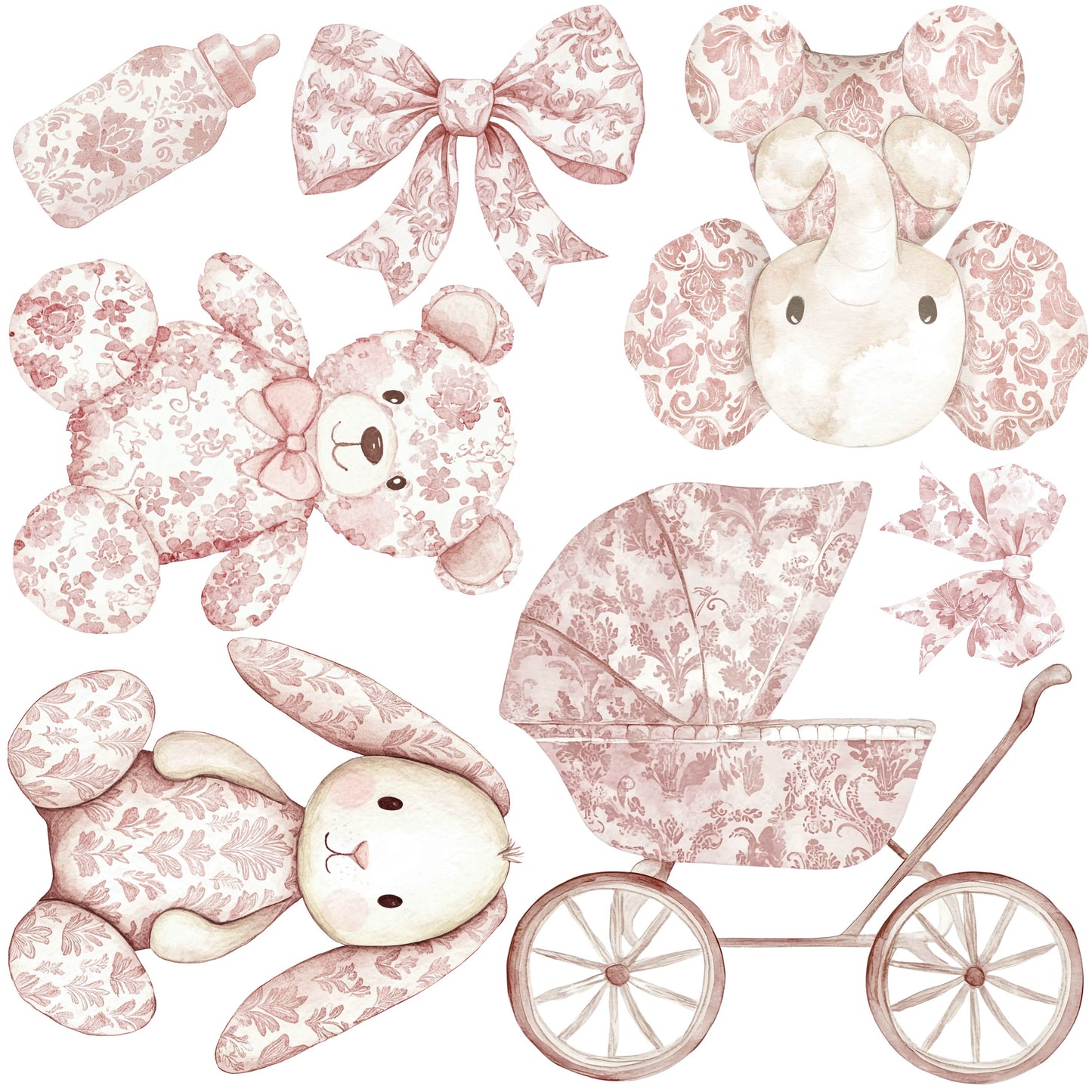 Mini - Pink Toile