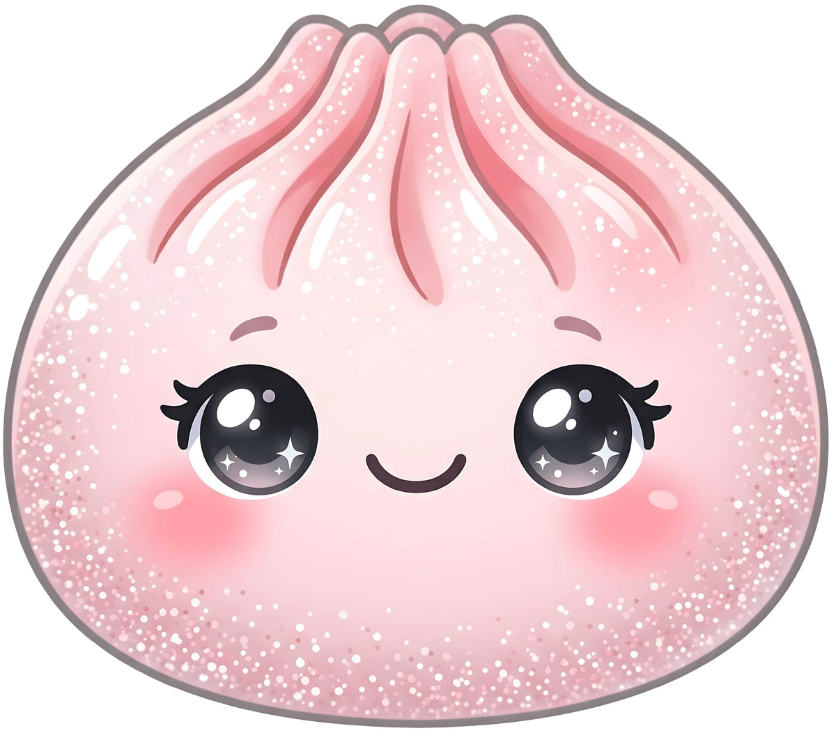 Just Pink Glitter Dumpling