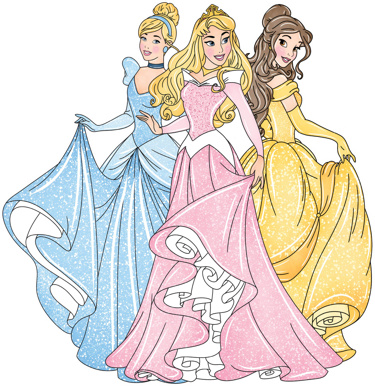 Group Of Three Princesses