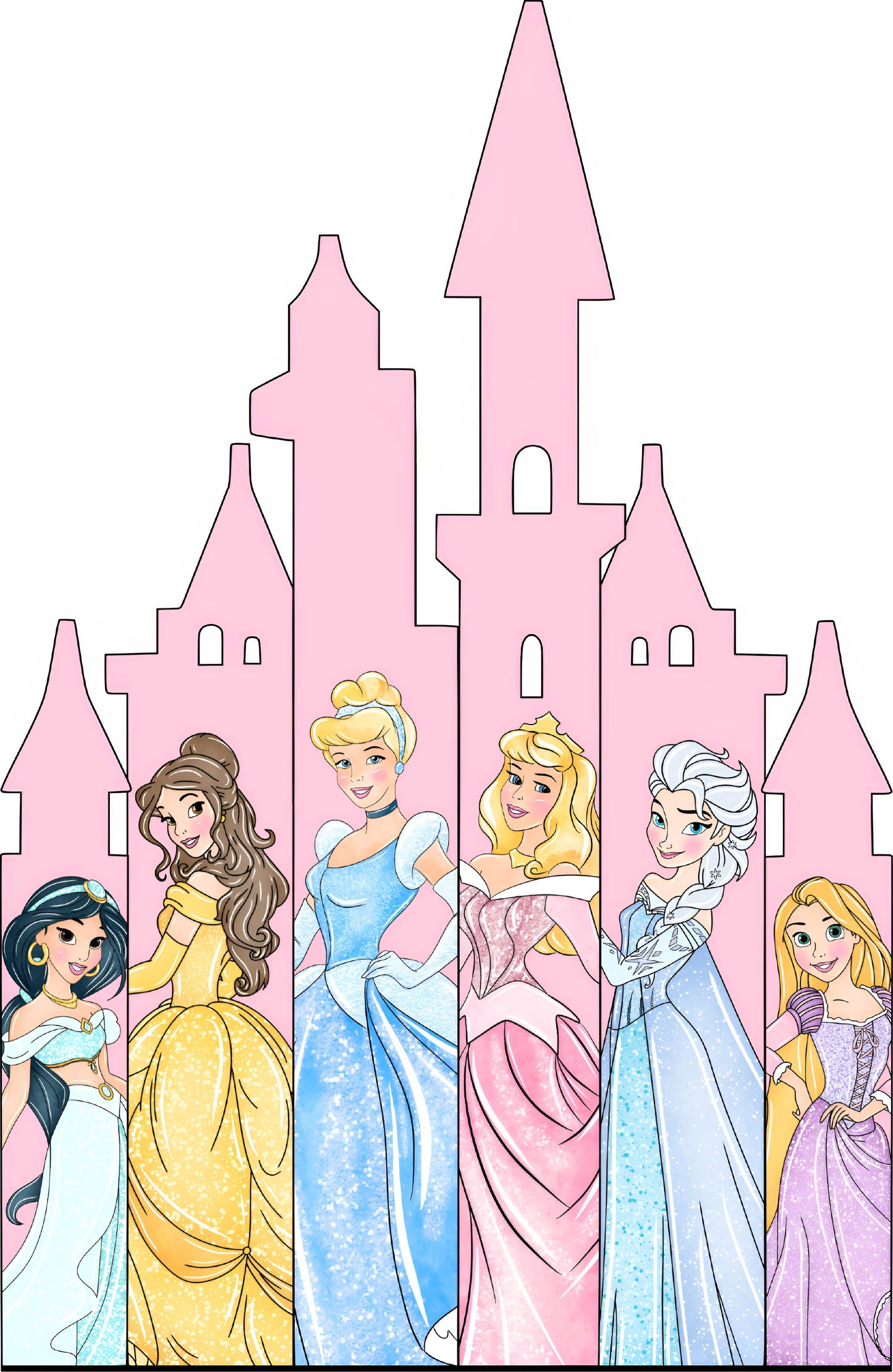 Princess Castle Watercolour