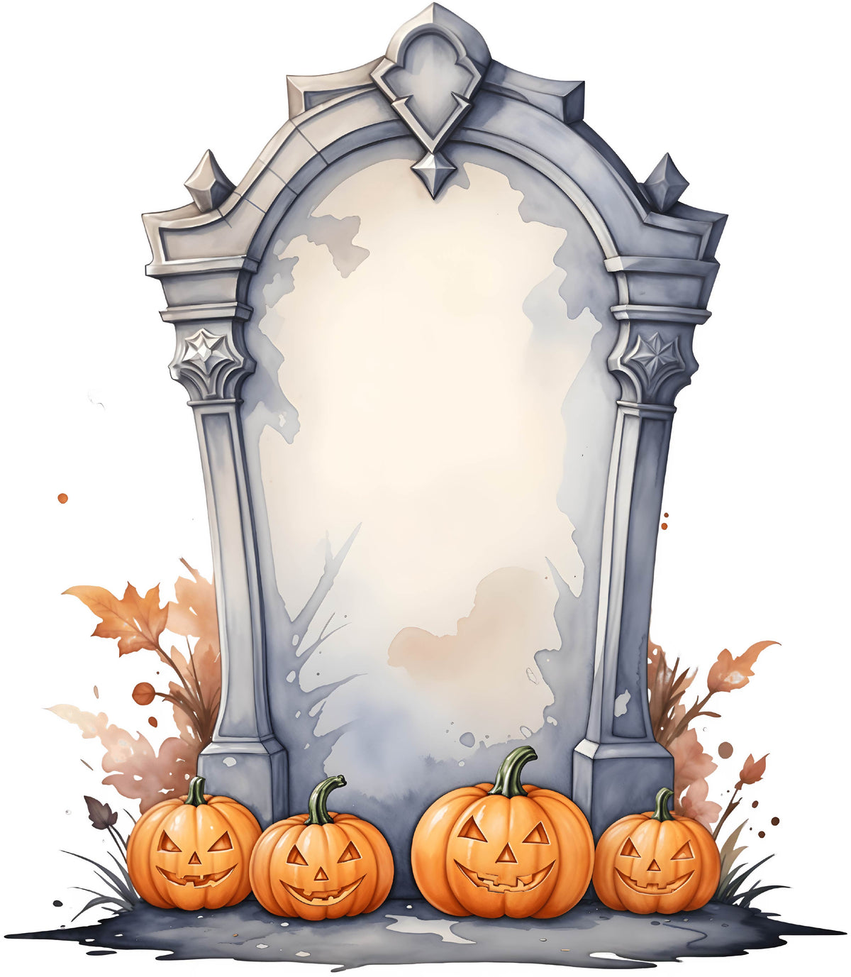 Pumpkin Gravestone