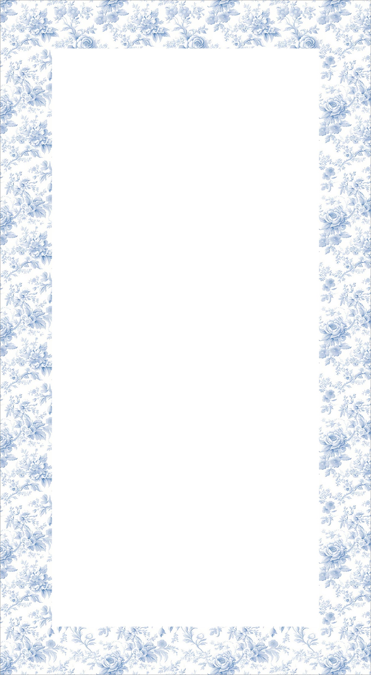 Blue Rose Rectangle Sailboard