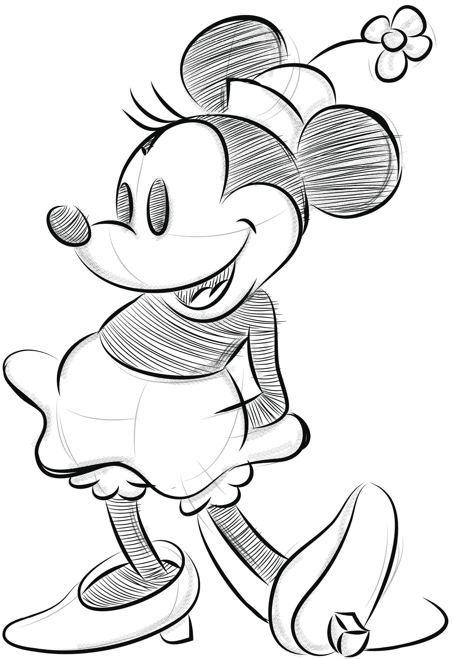Sketched Girl Mouse