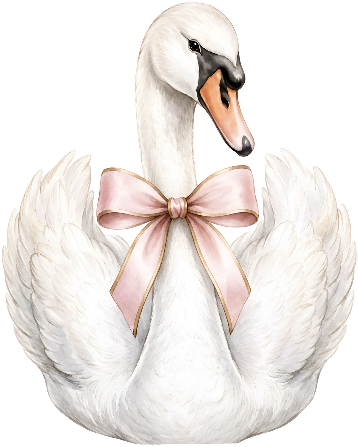 Swan With Bow