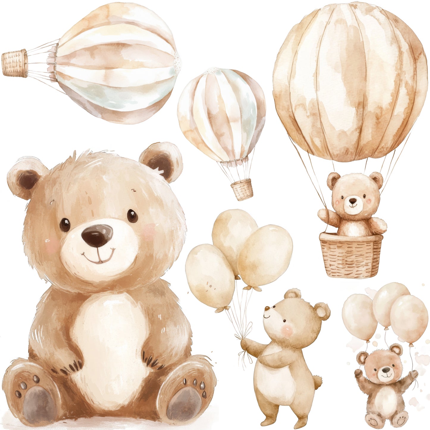 Mini - Teddy Bear Balloons