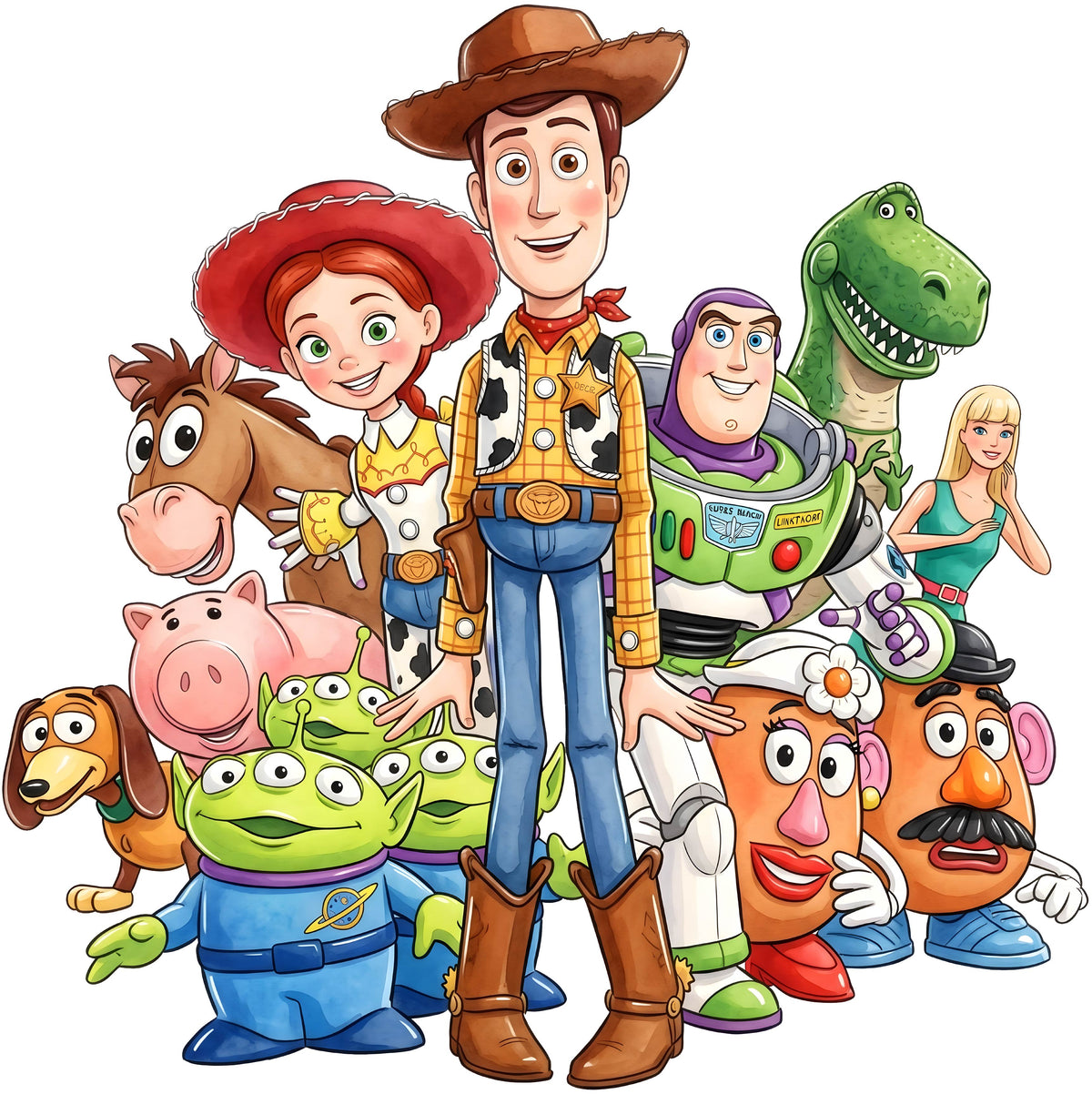 Toys Big Group Of Friends