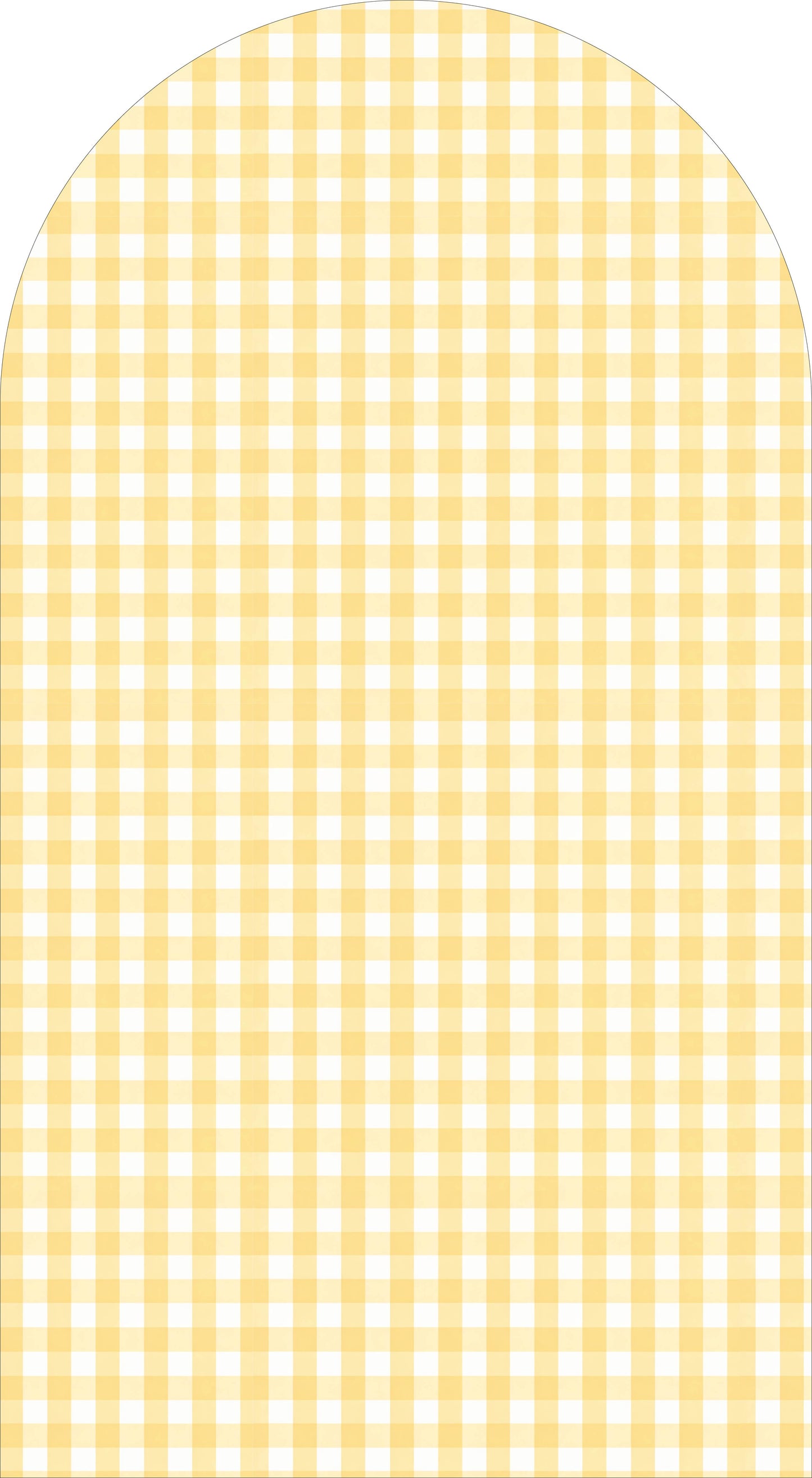 Yellow Gingham Sailboard