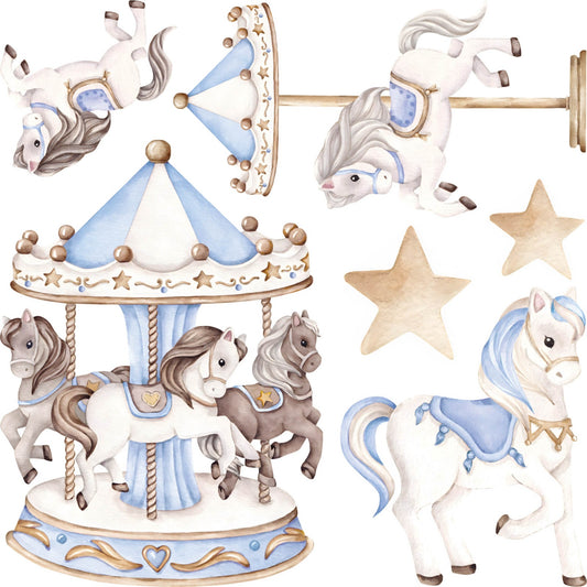 Mini  - Carousel Blue