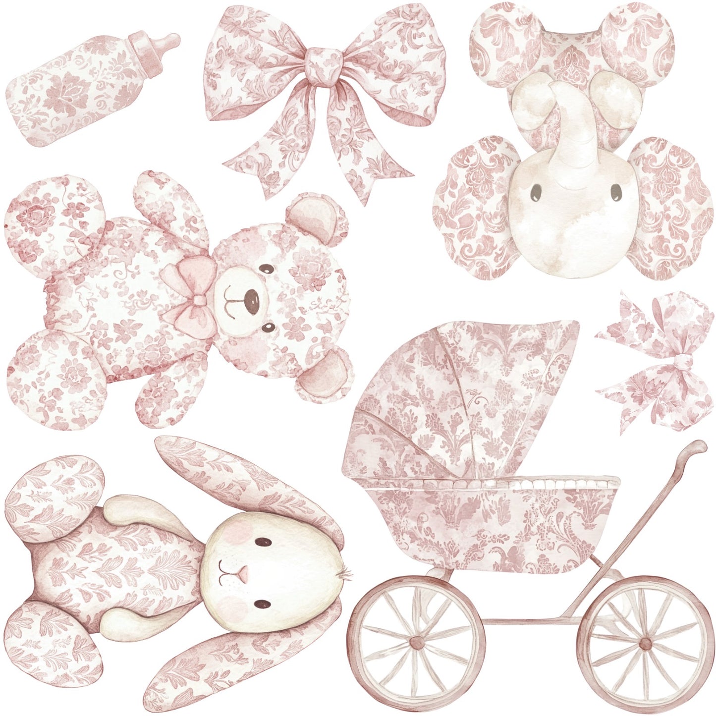 Mini - Pink Toile