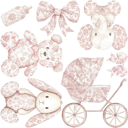 Mini - Pink Toile