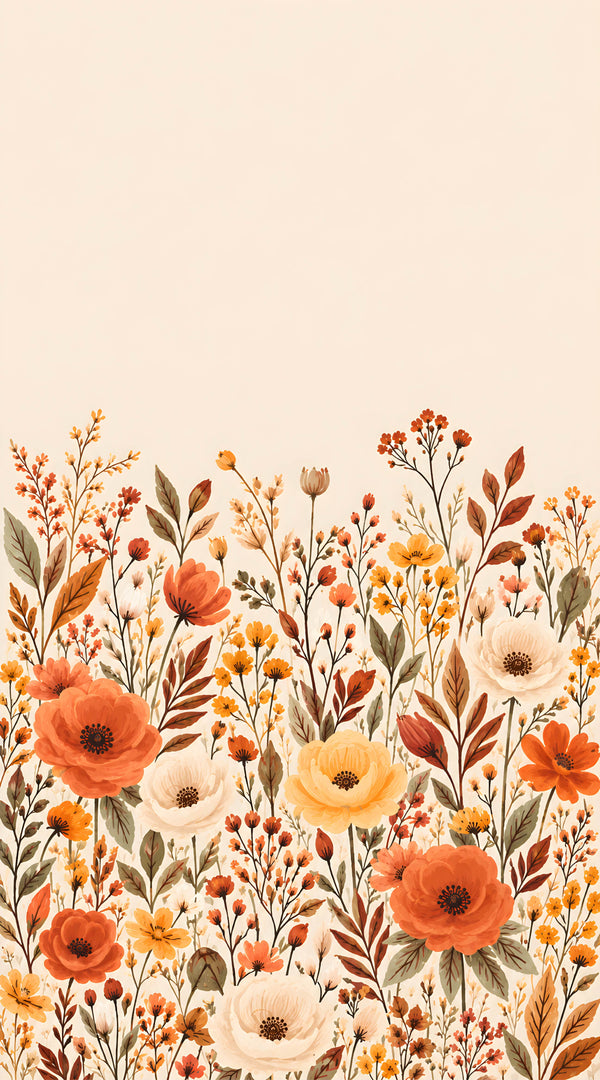 Autumn Floral Sailboard