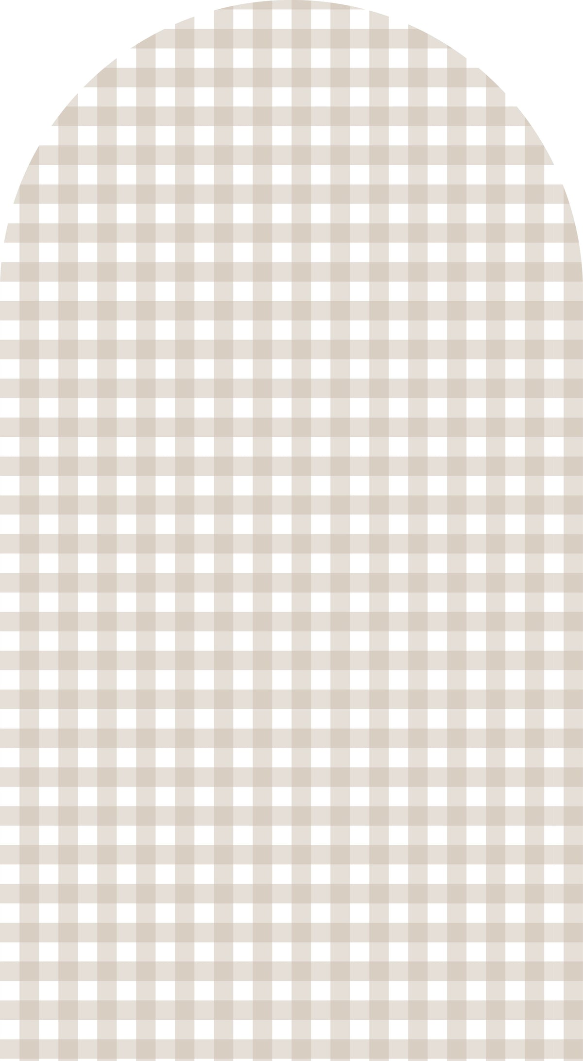 Beige Gingham Sailboard