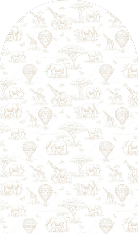 Beige Safari Butterfly Sailboard