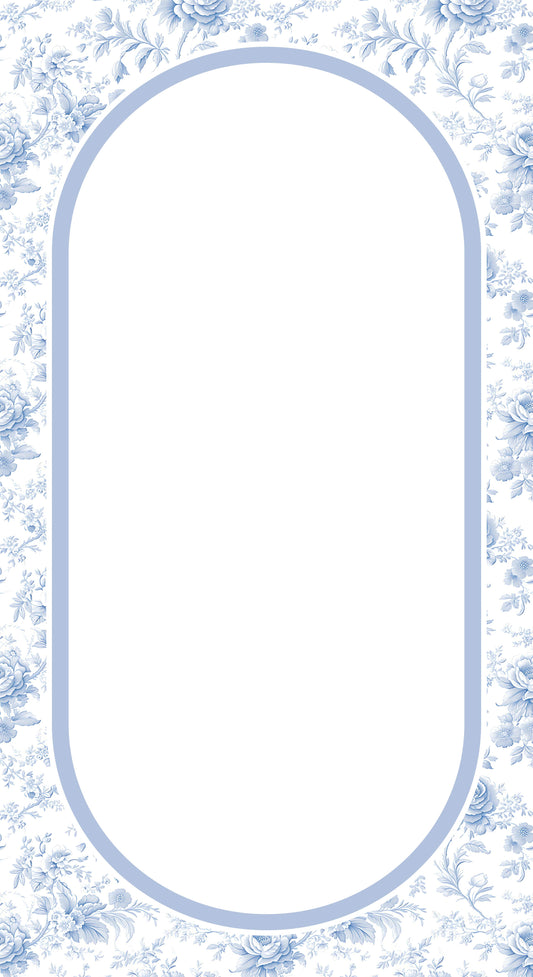 Blue Floral Sailboard
