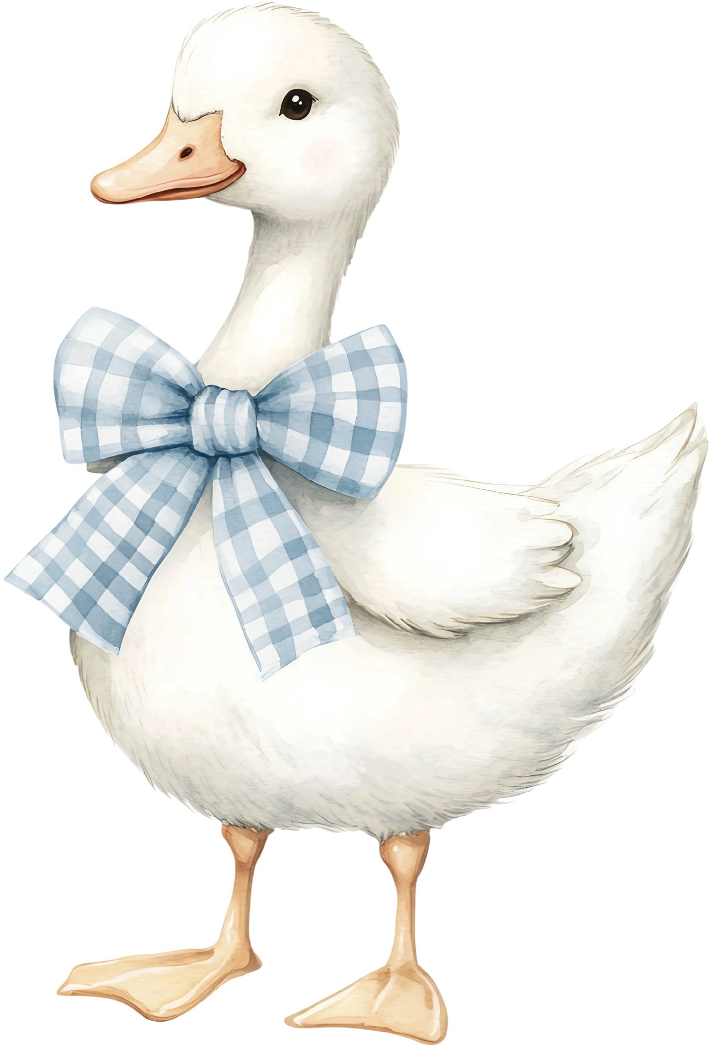 Blue Gingham Goose