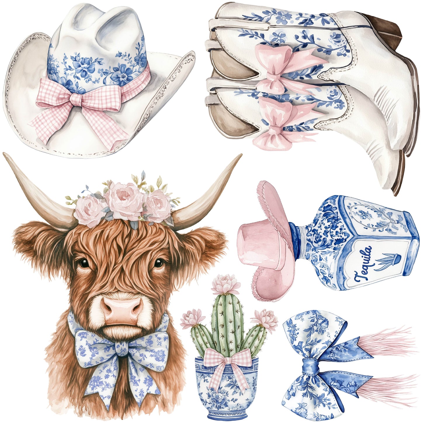 Mini - Blue Pink Rodeo