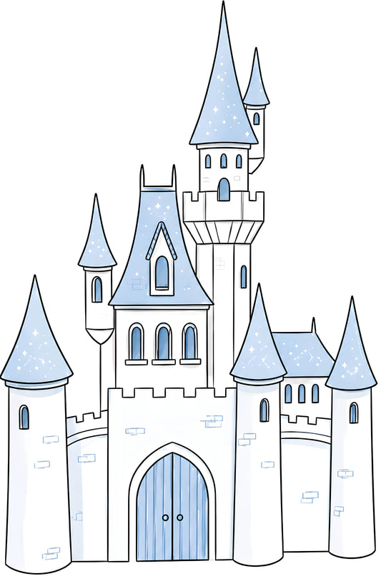 Blue Princess Castle