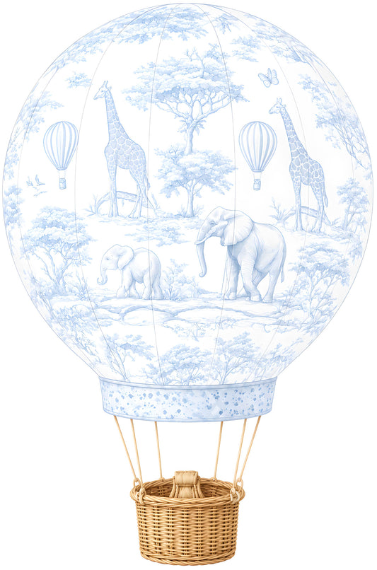 Blue Safari Hot Air Balloon