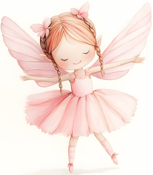 Blush Pink Butterfly Fairy