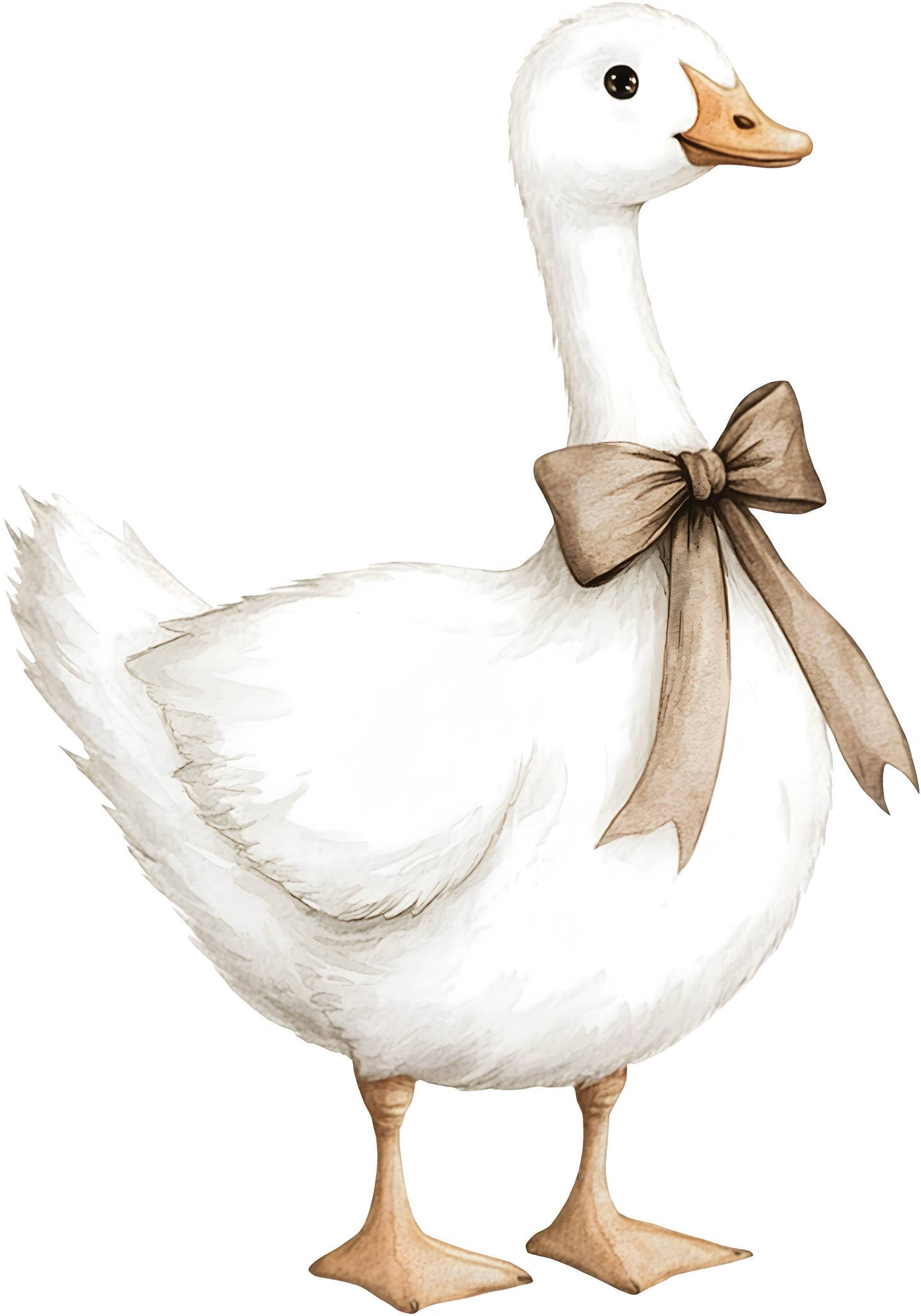 Brown Bow Goose