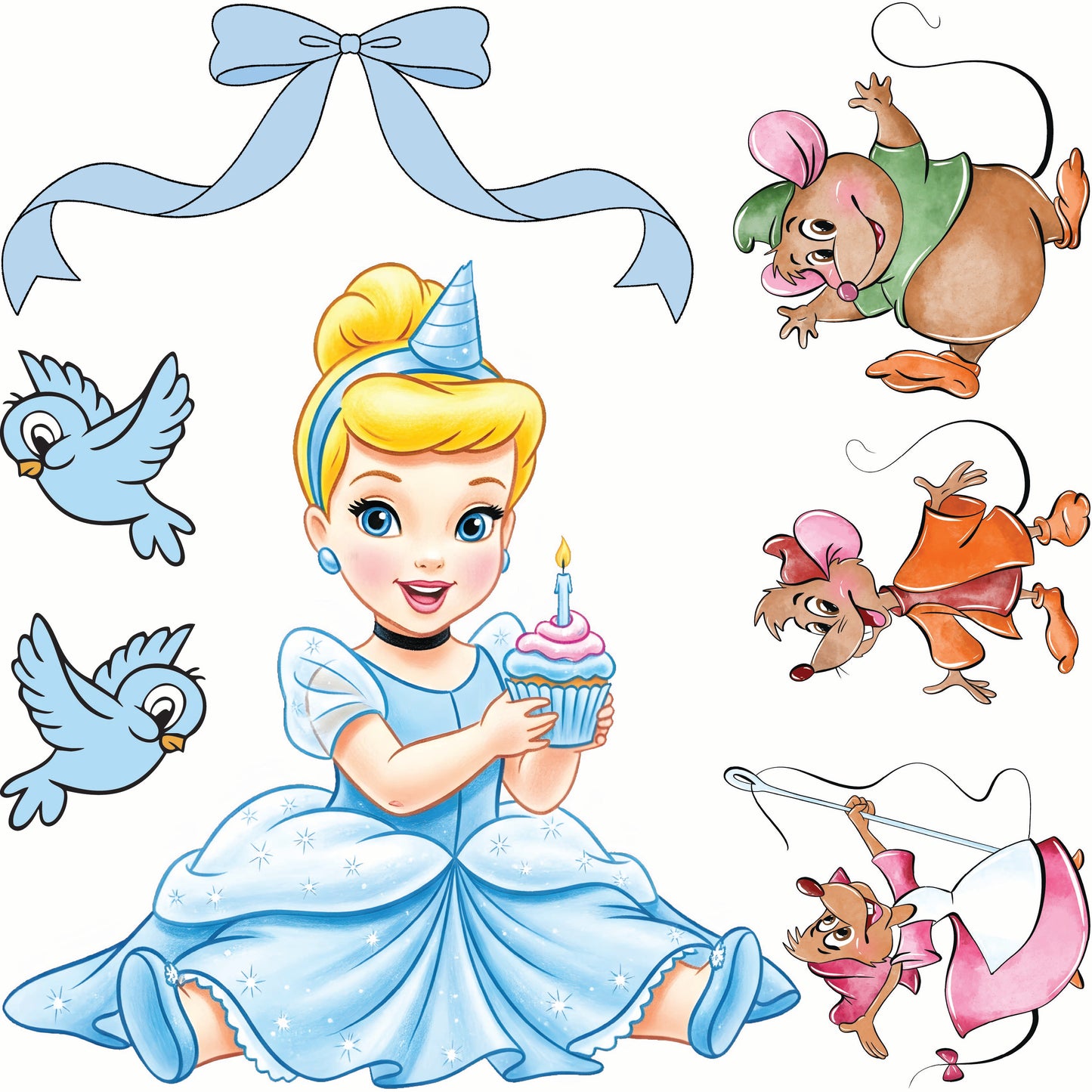 Mini - Blue Baby Princess