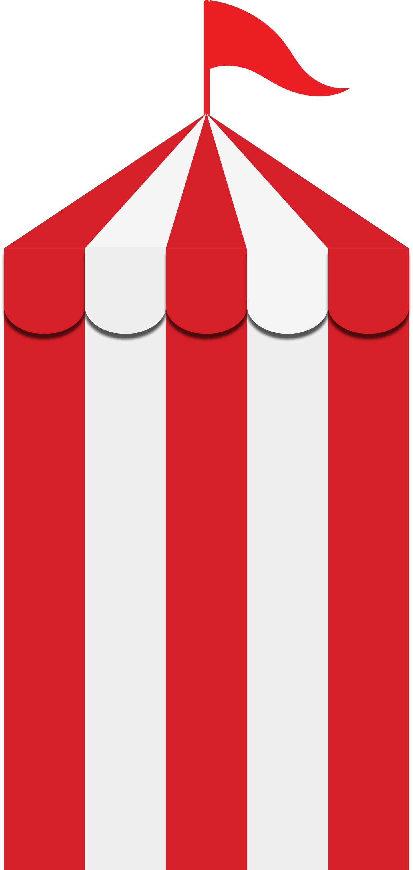 Red Circus Tent Tower