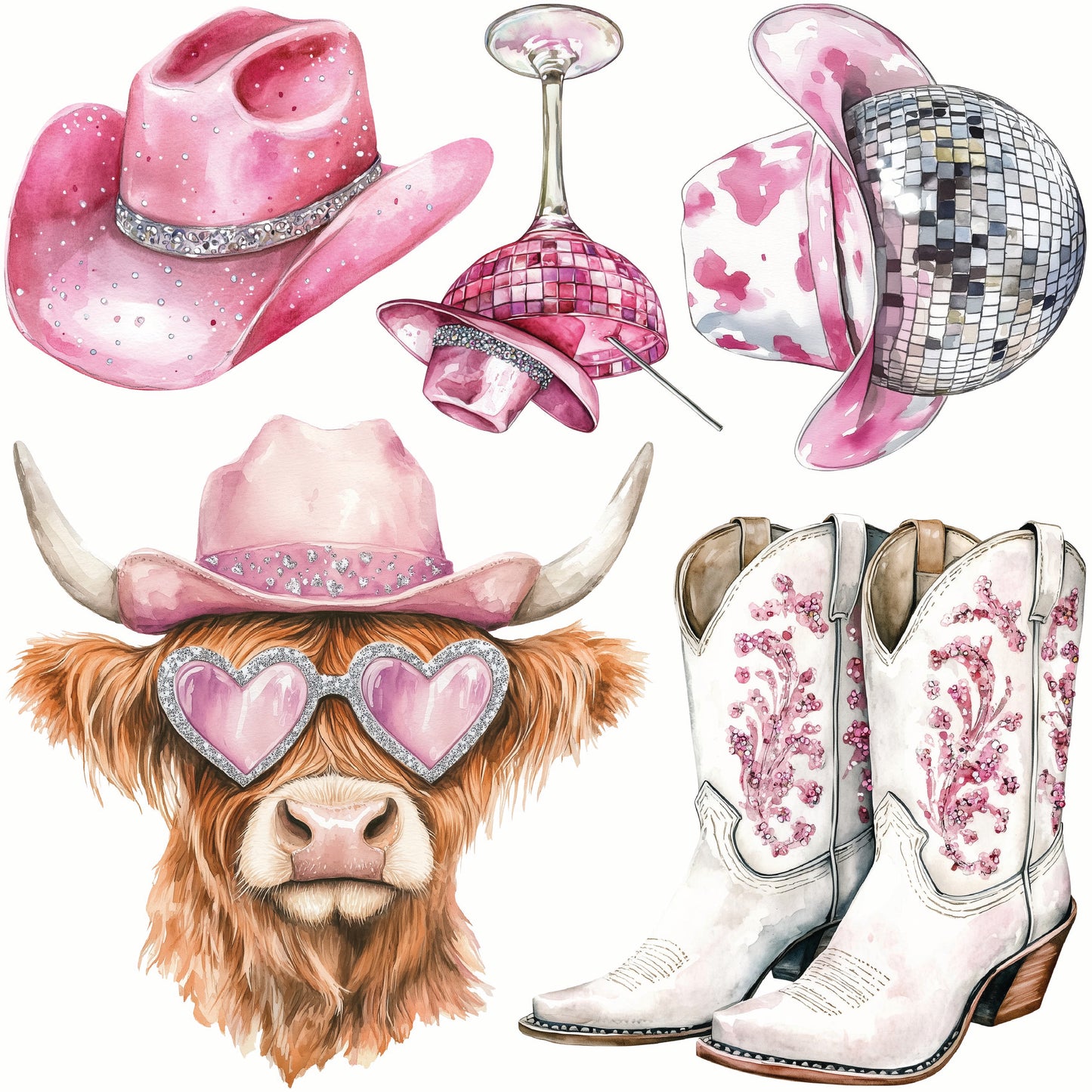 Mini - Disco Cow Girl