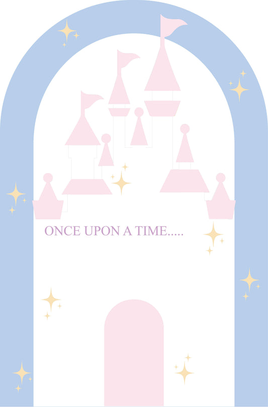 Fairytale Princess Castle With Blue Open Arch