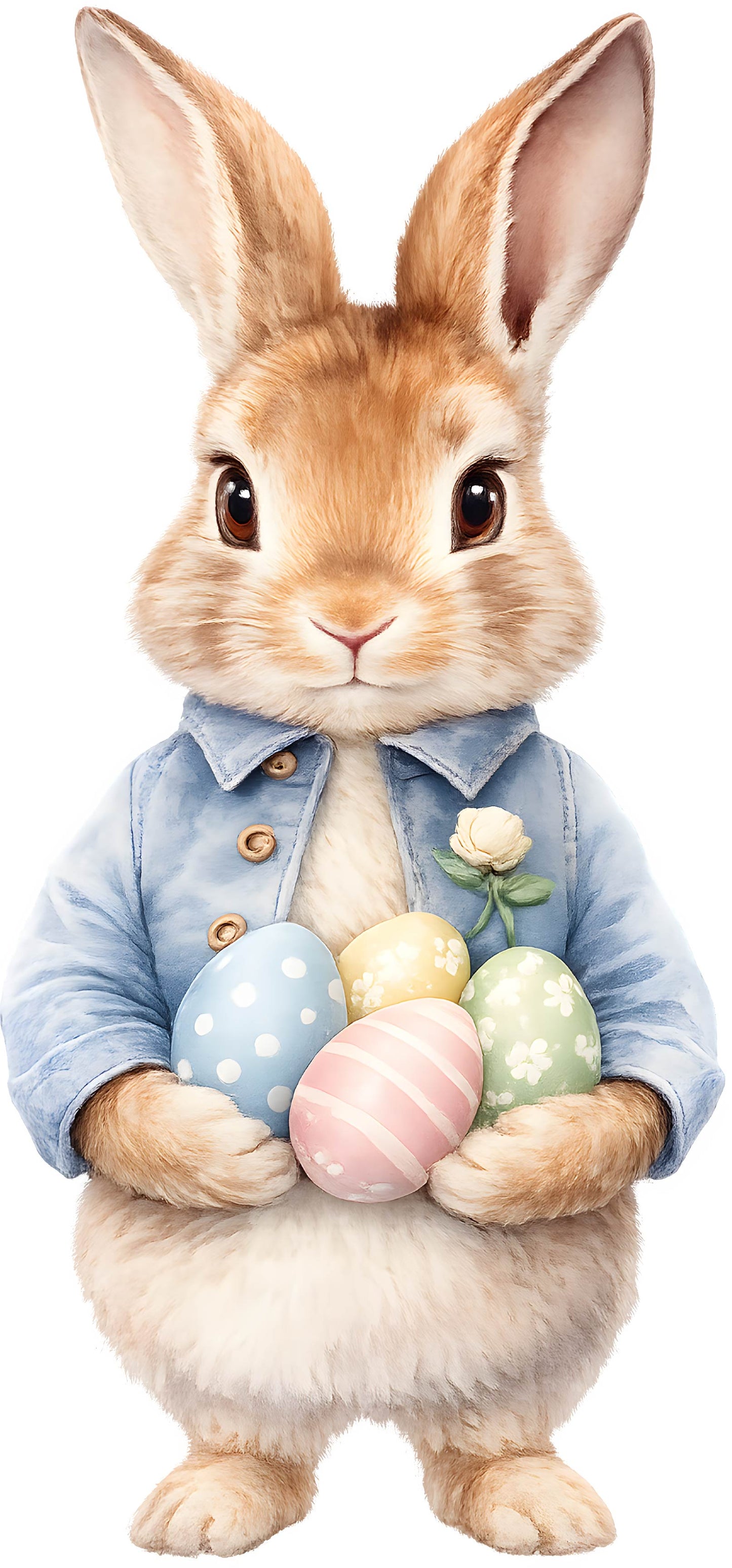 Blue Easter Bunny Eggs