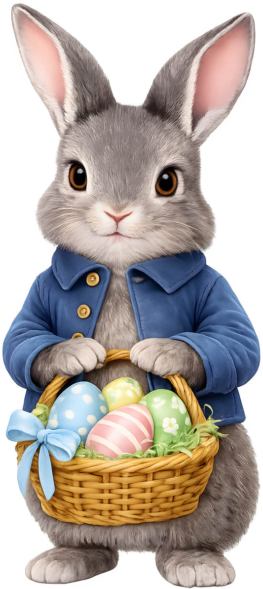 Grey Easter Bunny