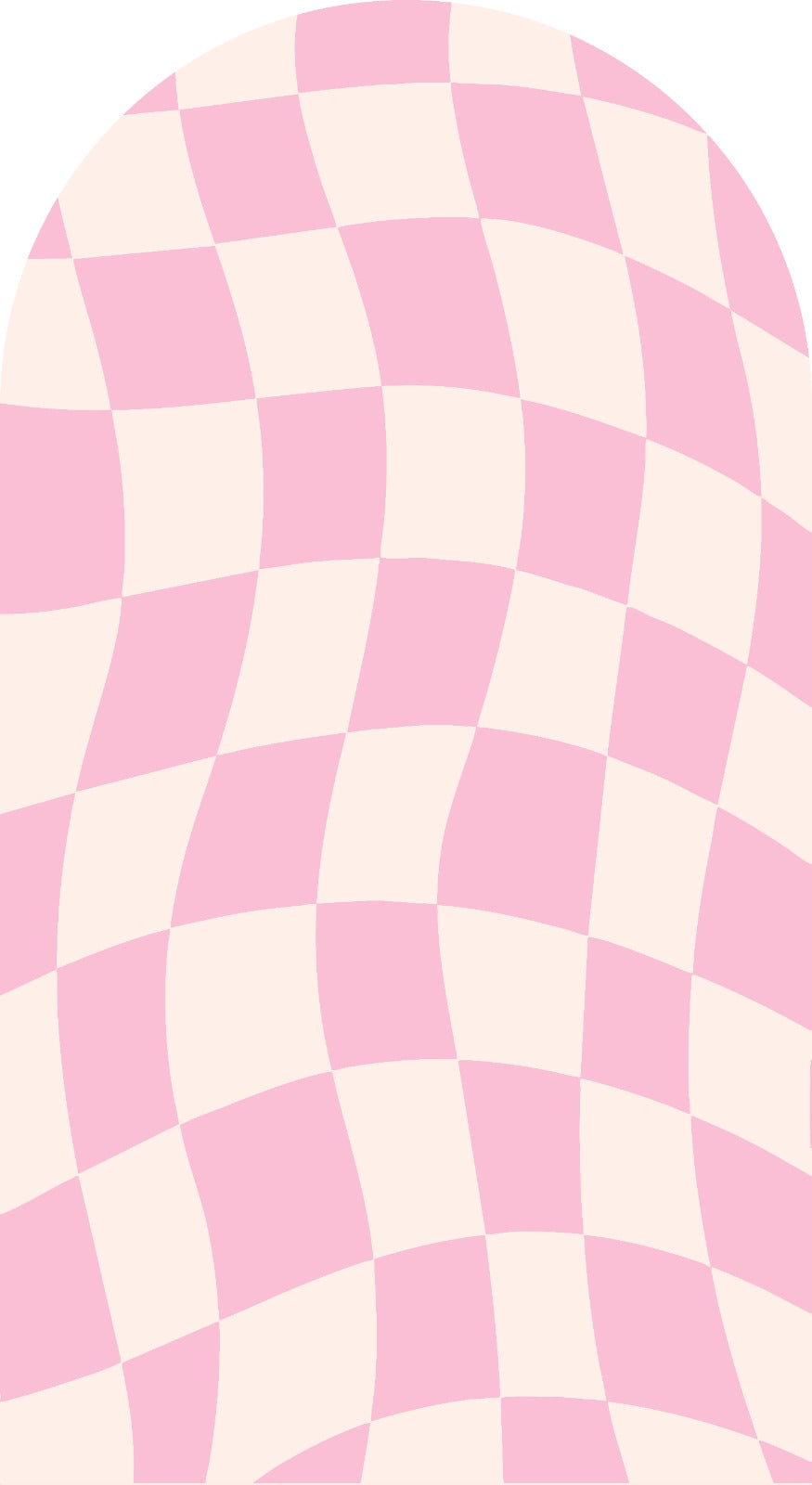 Wavy Checkered Sailboard Pink