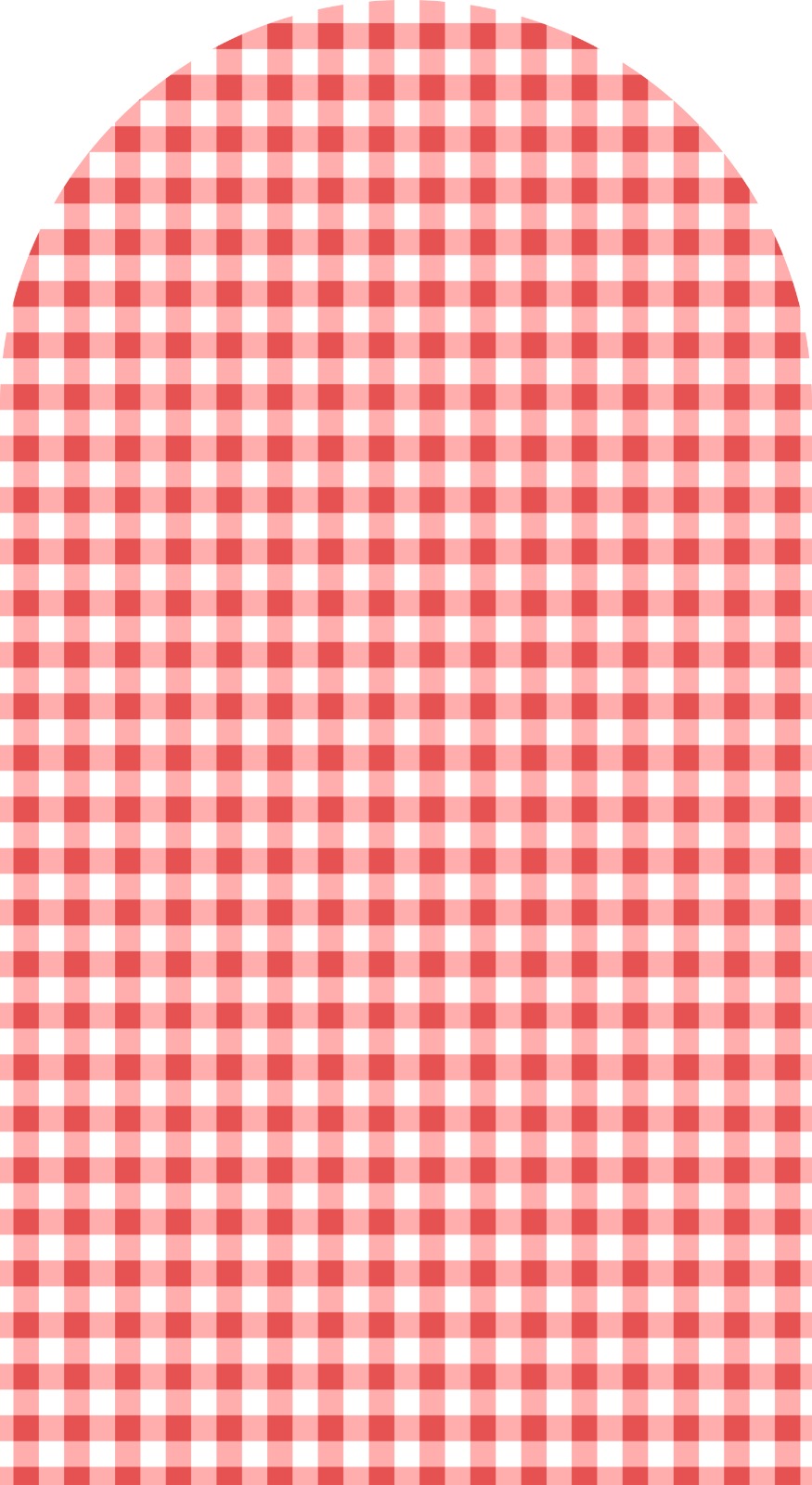 Gingham Sailboard Red