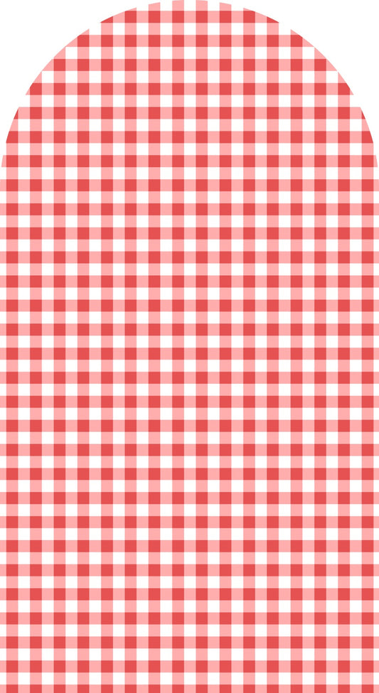 Gingham Sailboard Red