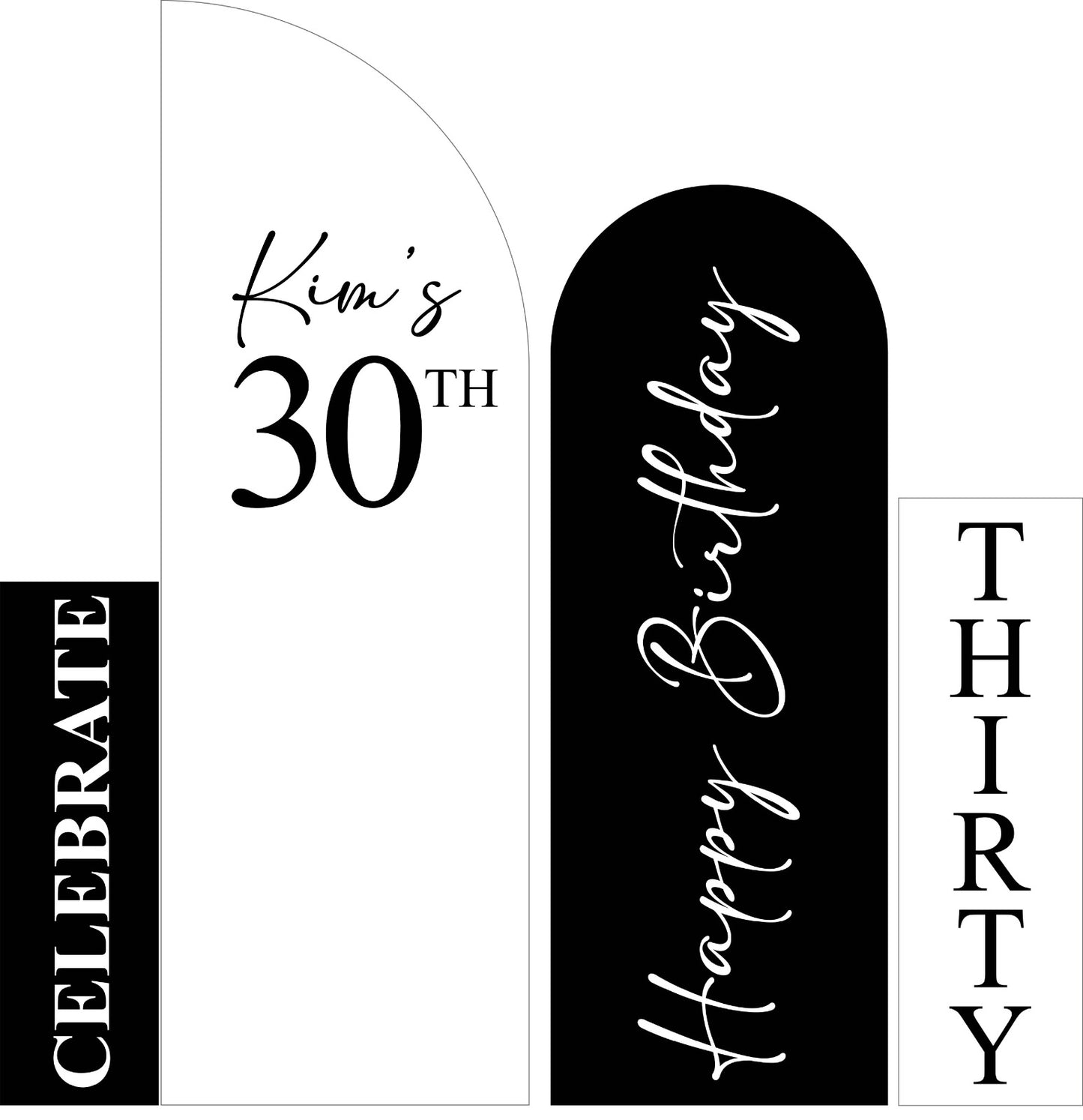 Black & White Sailboard Bundle