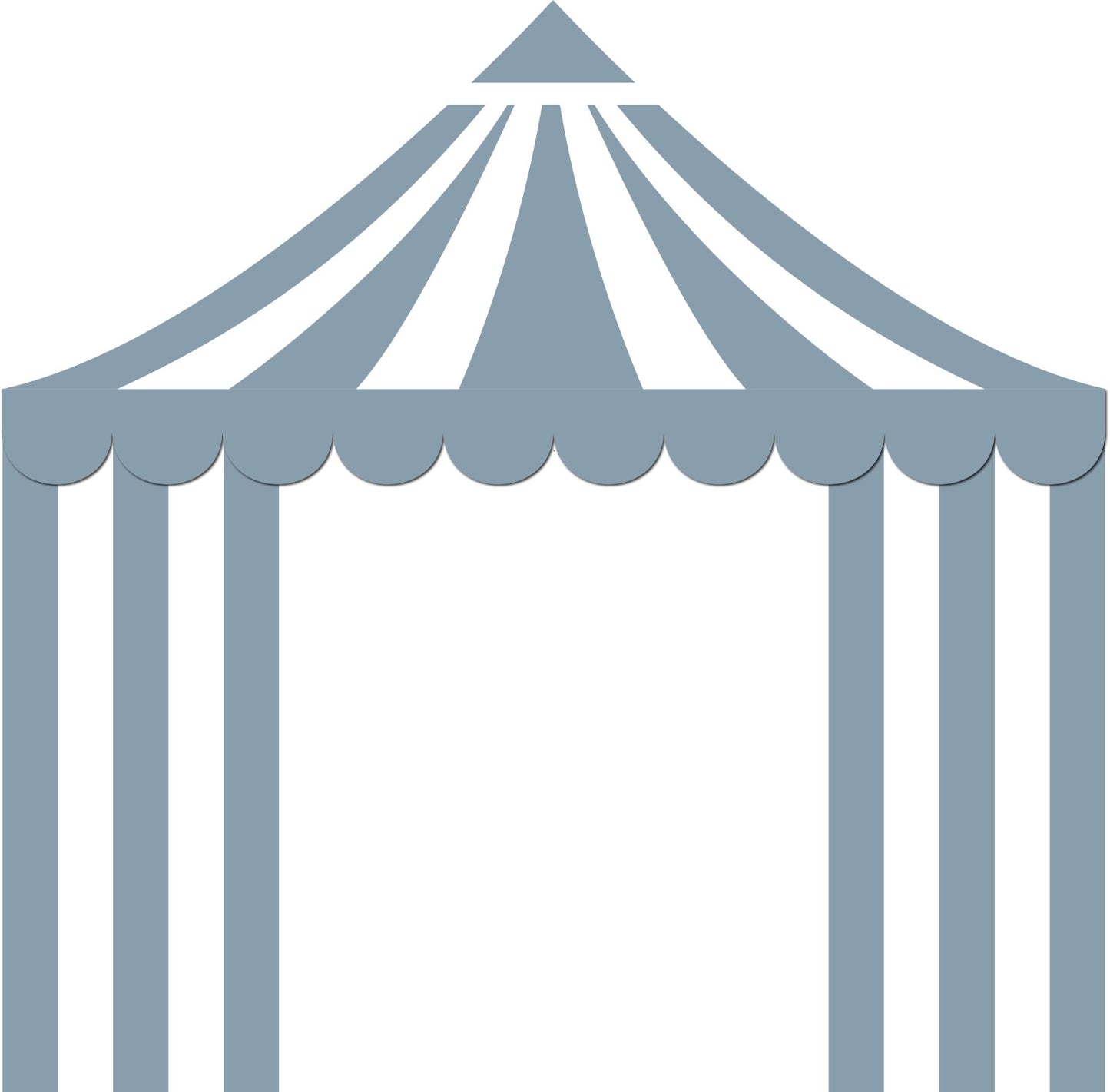 Blue Circus Tent