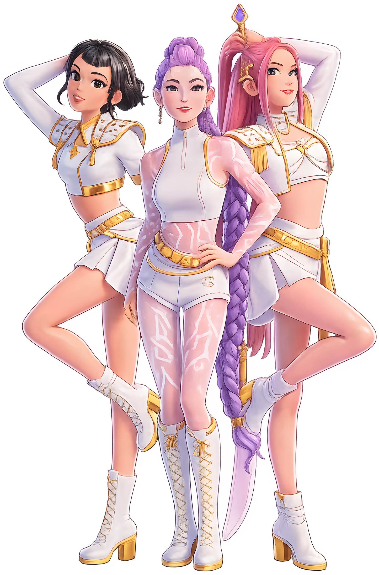 Demon Hunter Girls Watercolour