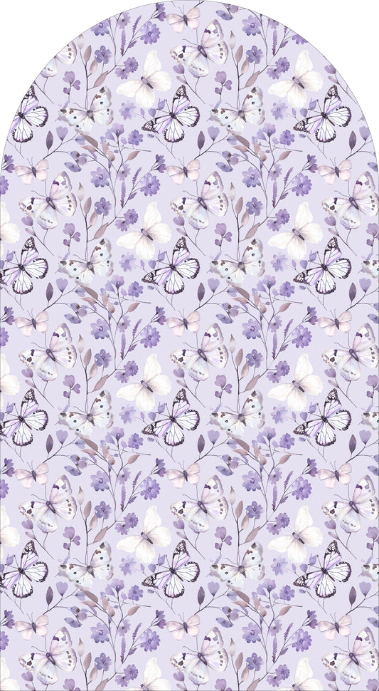 Lilac Butterfly Sailboard