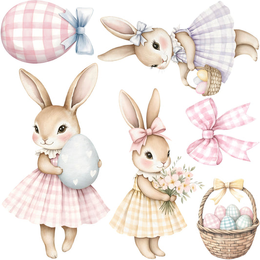 Mini - Pastel Easter Bunnies