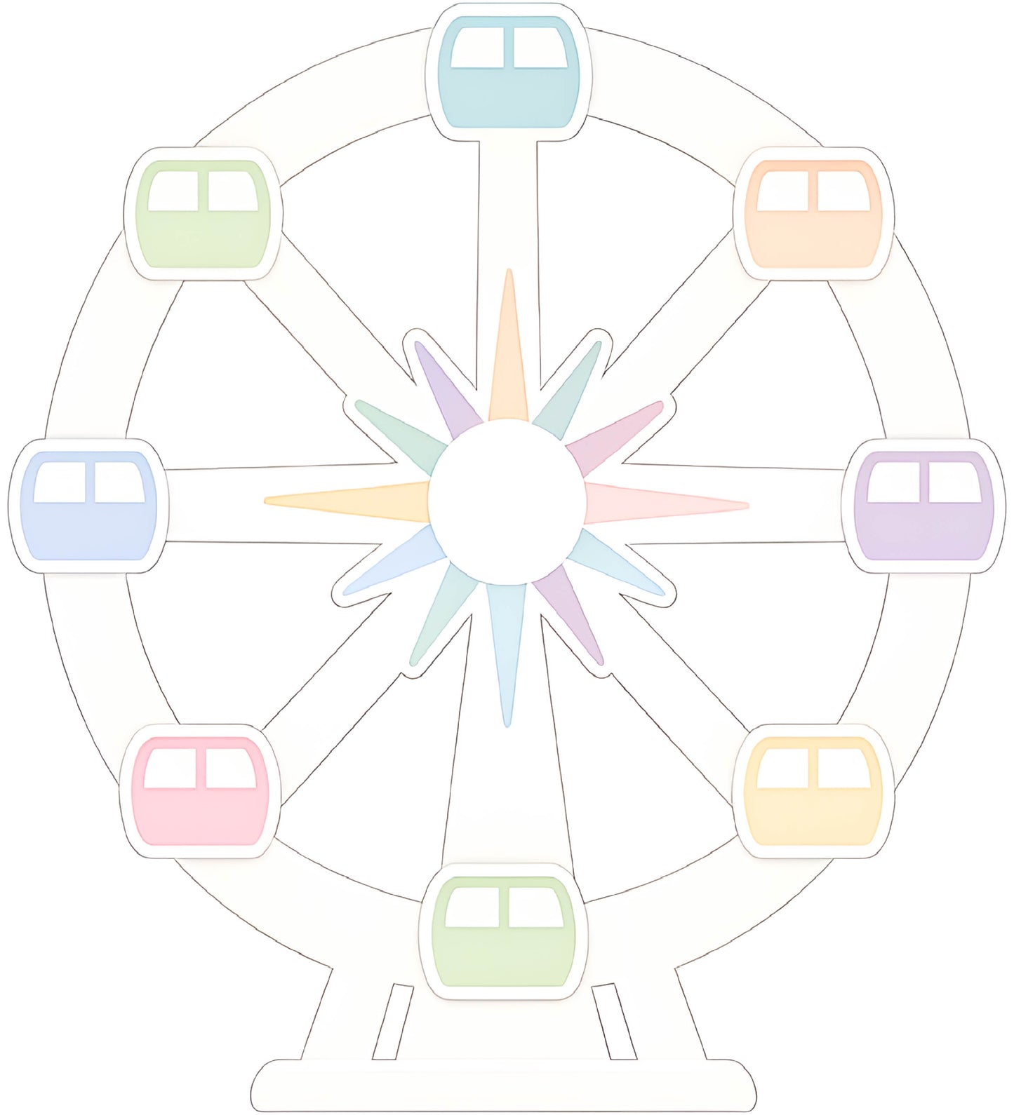 Pastel Ferris Wheel