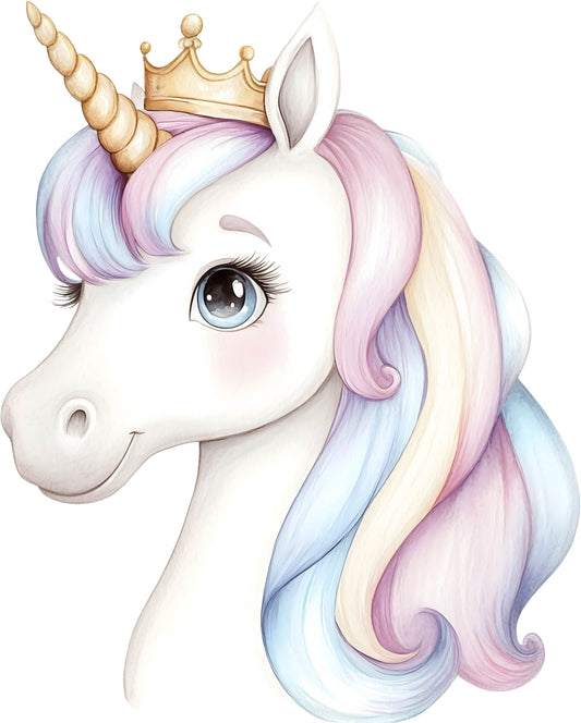 Pastel Unicorn Head