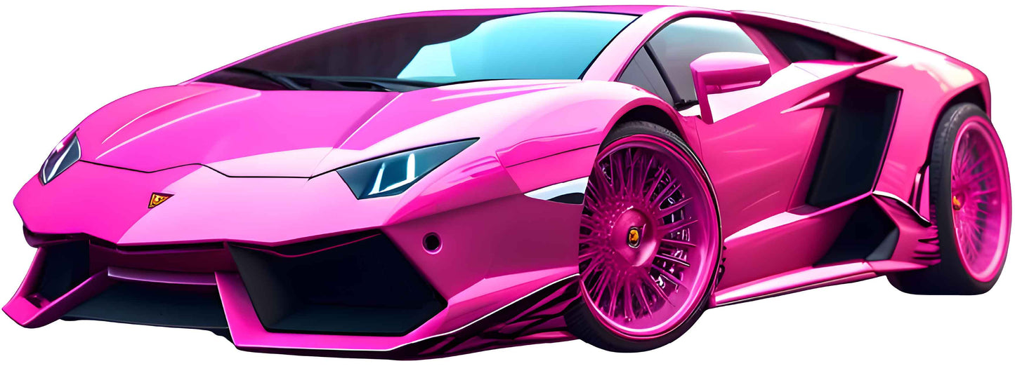 Pink Racing Car
