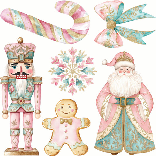 Mini - Pink & Gold Christmas