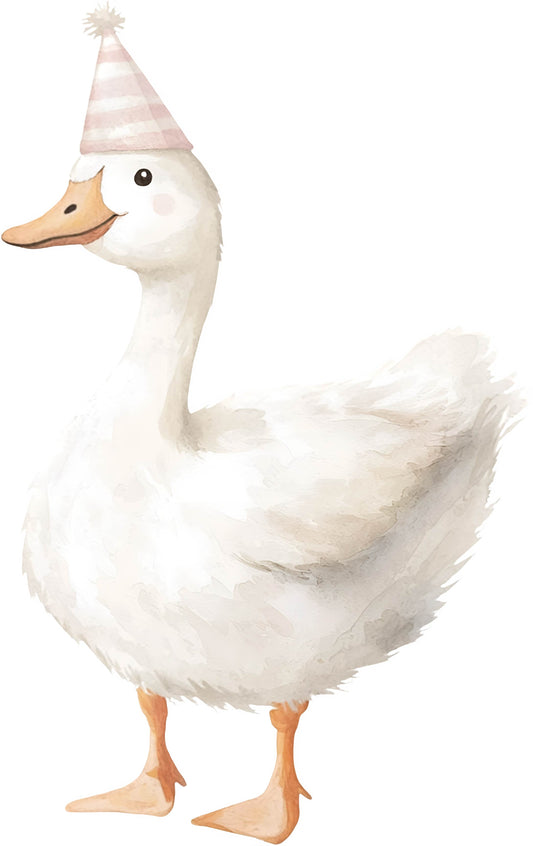 Pink Party Hat Goose